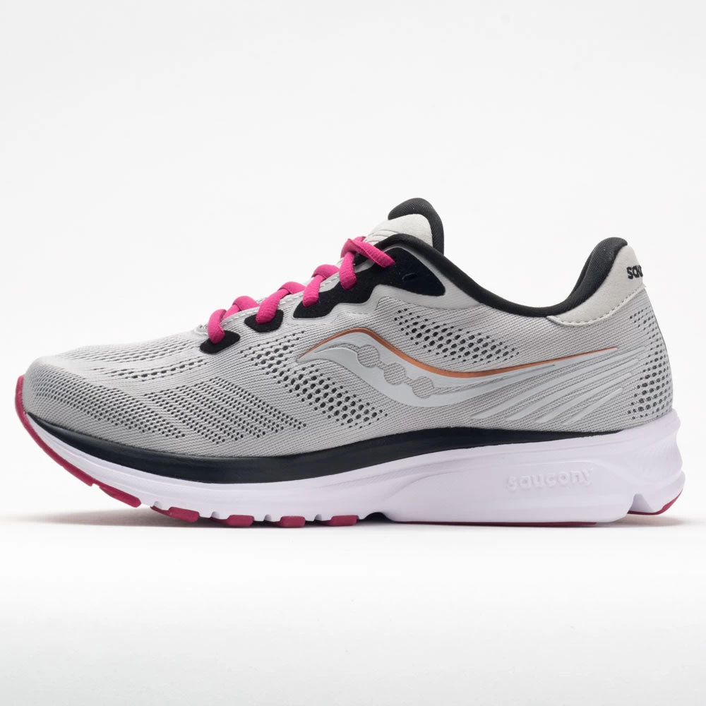 Saucony Ride 14 Women's Fog/Cherry - Image 2