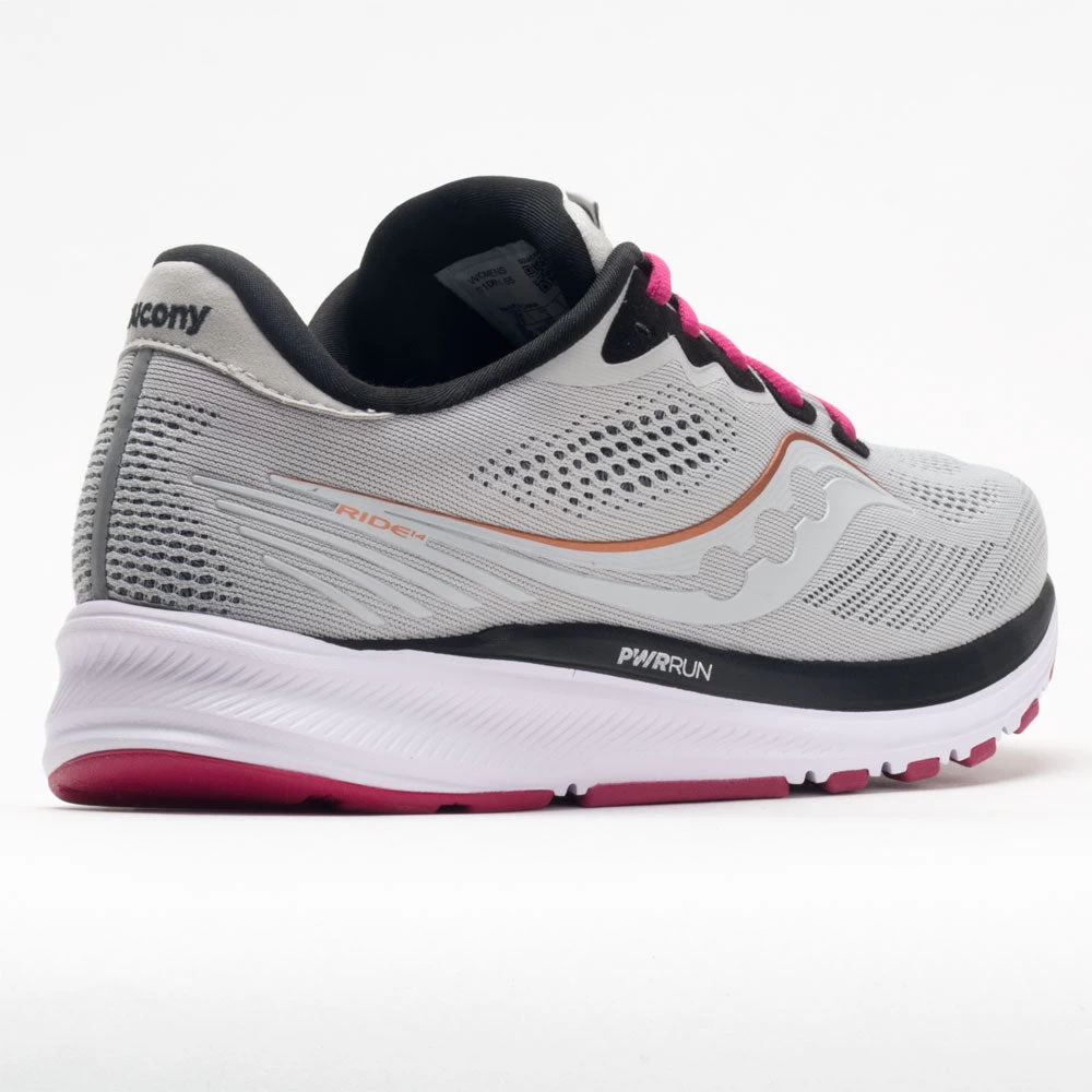 Saucony Ride 14 Women's Fog/Cherry - Image 6