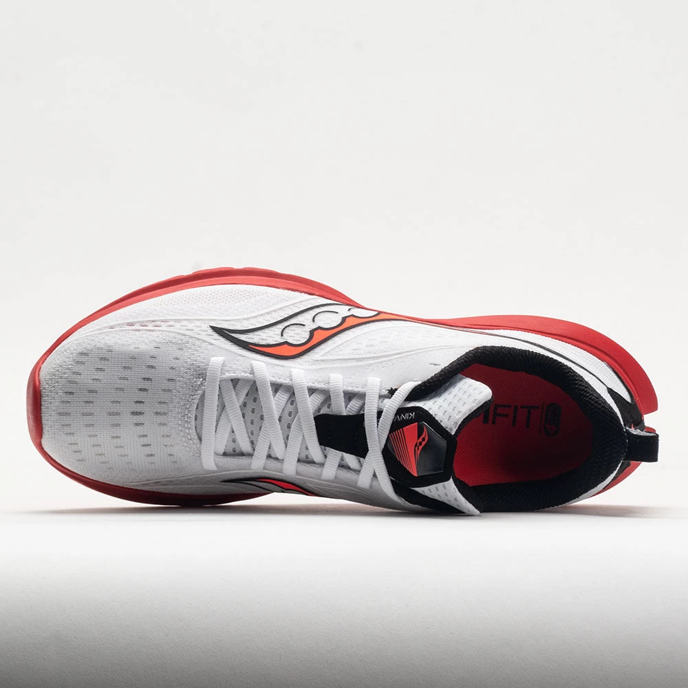 Saucony Kinvara 13 Men's White/Black/VIZI - Image 3