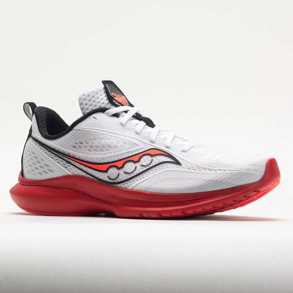 Saucony Kinvara 13 Men's White/Black/VIZI - Image 5