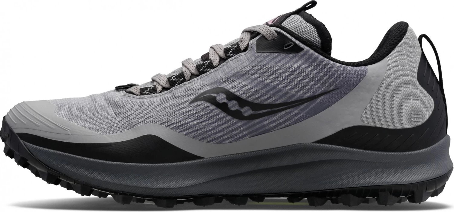 Trail Shoes Saucony Peregrine 12 GTX Grey Pink Women - Image 2