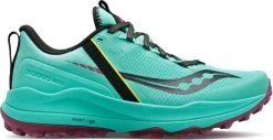 Saucony Xodus Ultra Trail Running Shoes Green Purple Women
