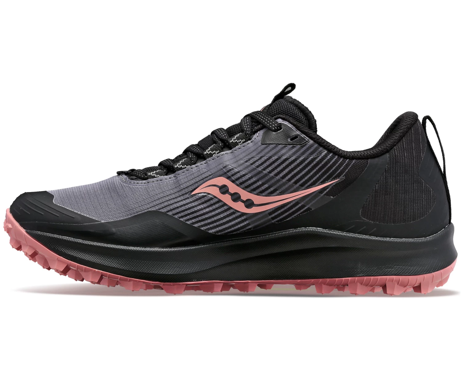 Saucony Women's Peregrine 12 GTX (20 - Charcoal/Shell) - Image 3