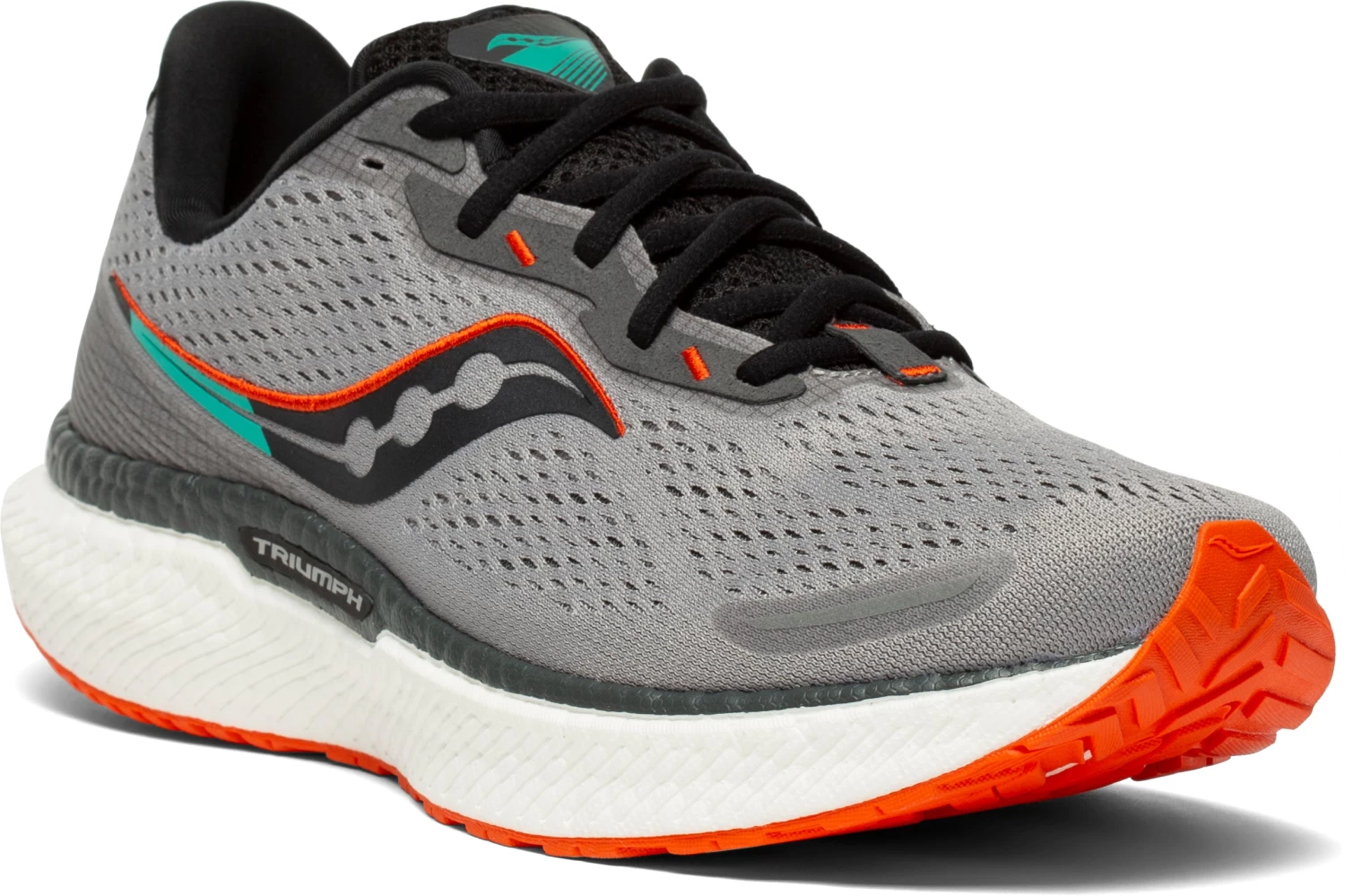 Saucony Men's Triumph 19 (20 - Alloy/Fire) - Image 3