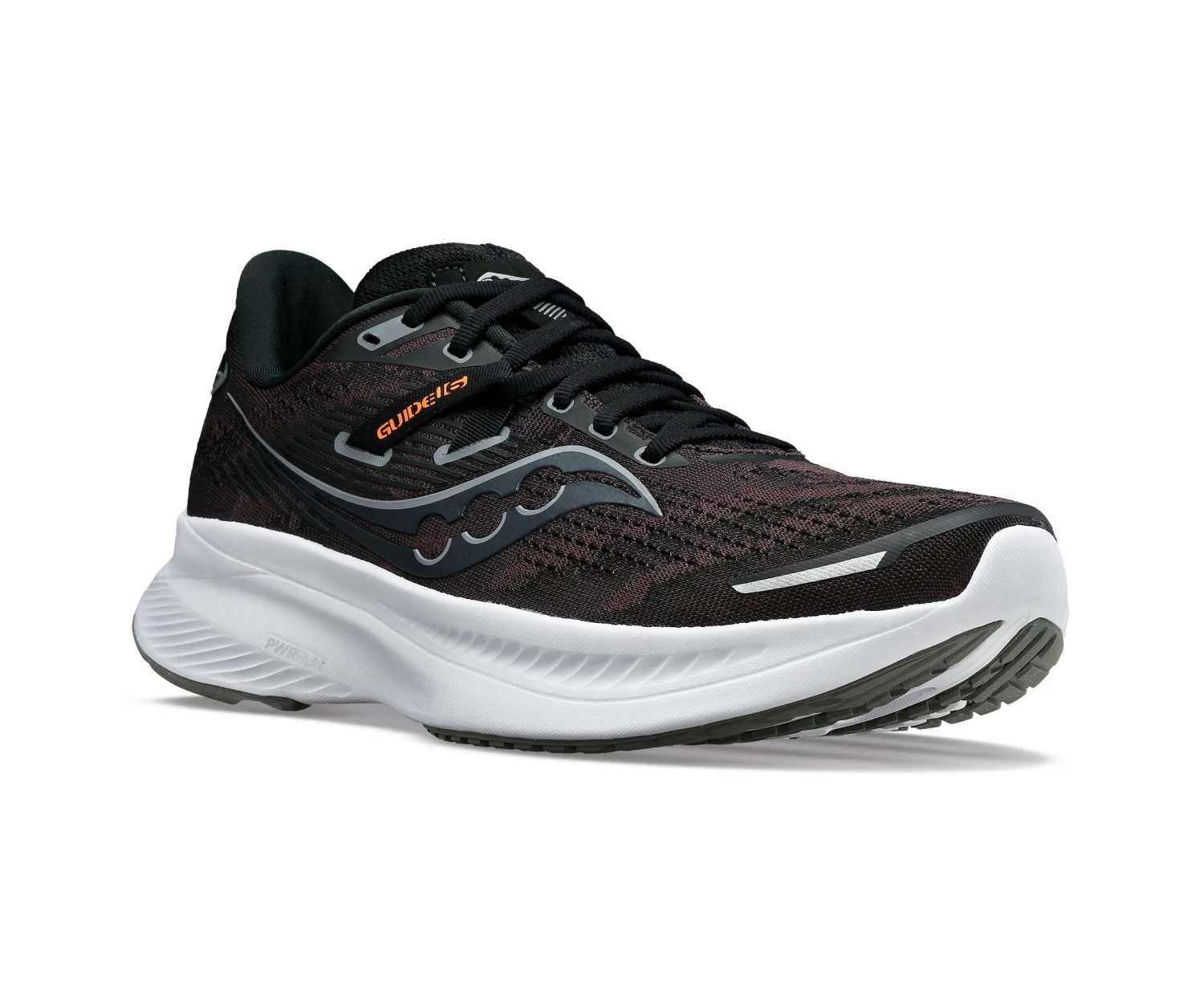 Saucony Men's Guide 16 WIDE (05 - Black/White) - Image 2