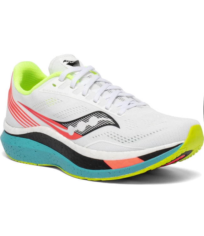Saucony Women's Endorphin Pro (10 - White Mutant) - Image 2