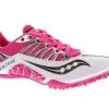 Saucony Women's Spitfire (3 - White/Pink)