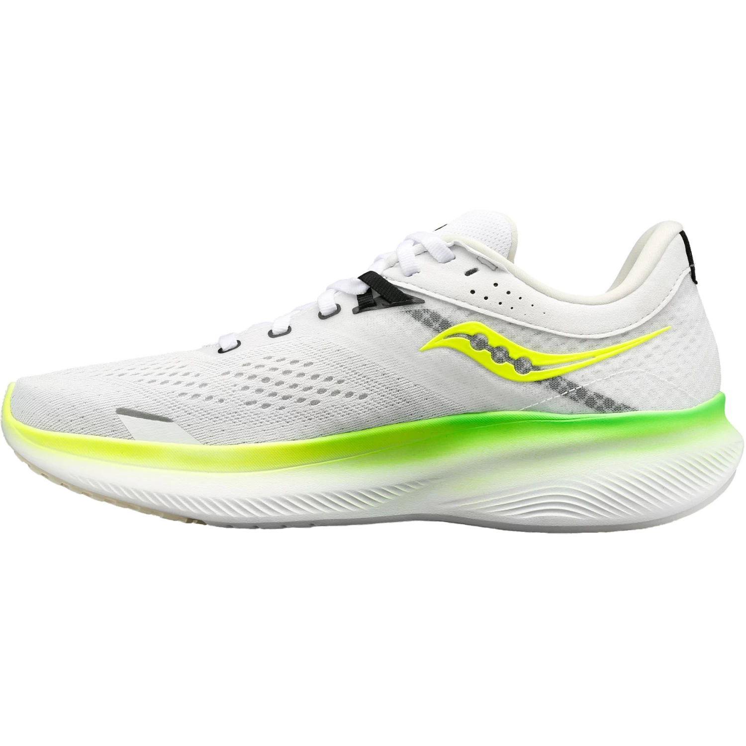 Saucony Ride 16 Running Shoes - White/slime - Image 2