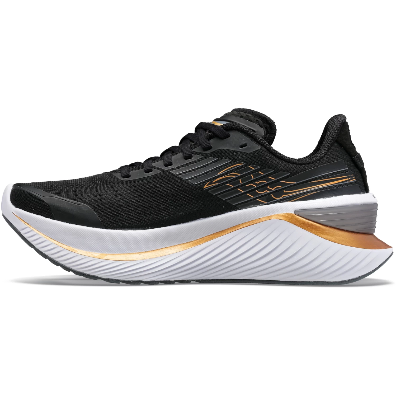 Saucony Endorphin Shift 3 Men Road Shoe - Black/goldstruck - Image 3