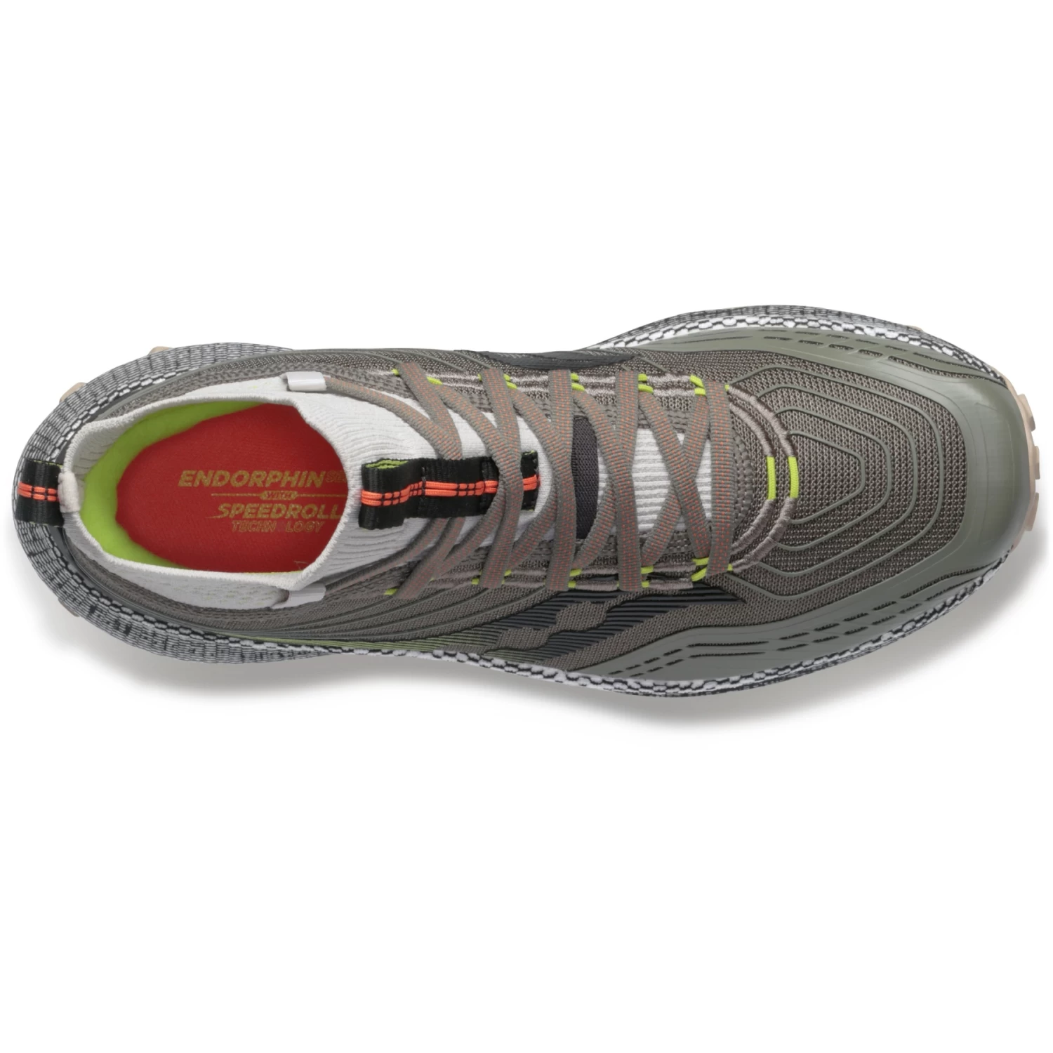 Saucony Endorphin Trail Mid Trail Running Shoes - Olive/black - Image 3