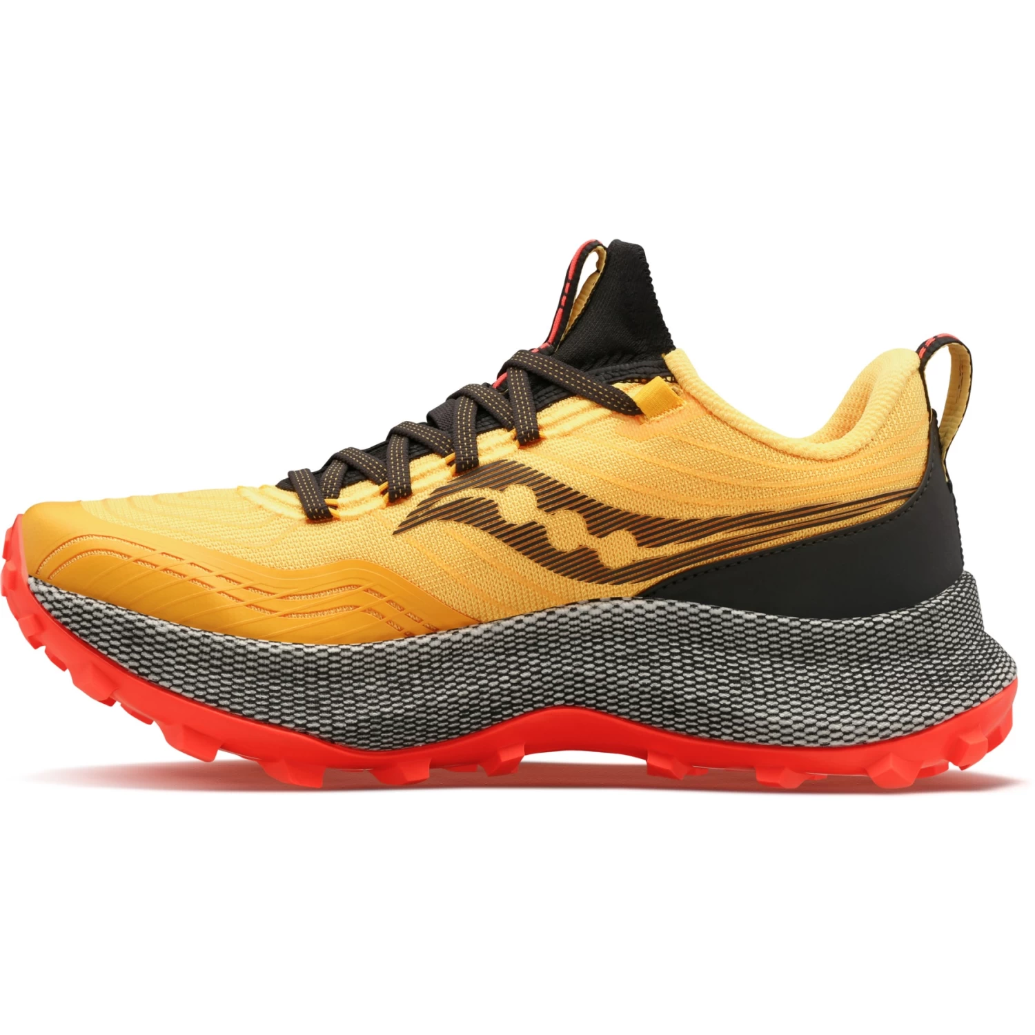 Saucony Endorphin Trail Trail Running Shoes - Vizi Gold/vizi Red - Image 2