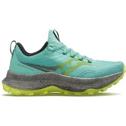 Saucony Endorphin Trail Women's Trail Running Shoes - Cool Mint/acid