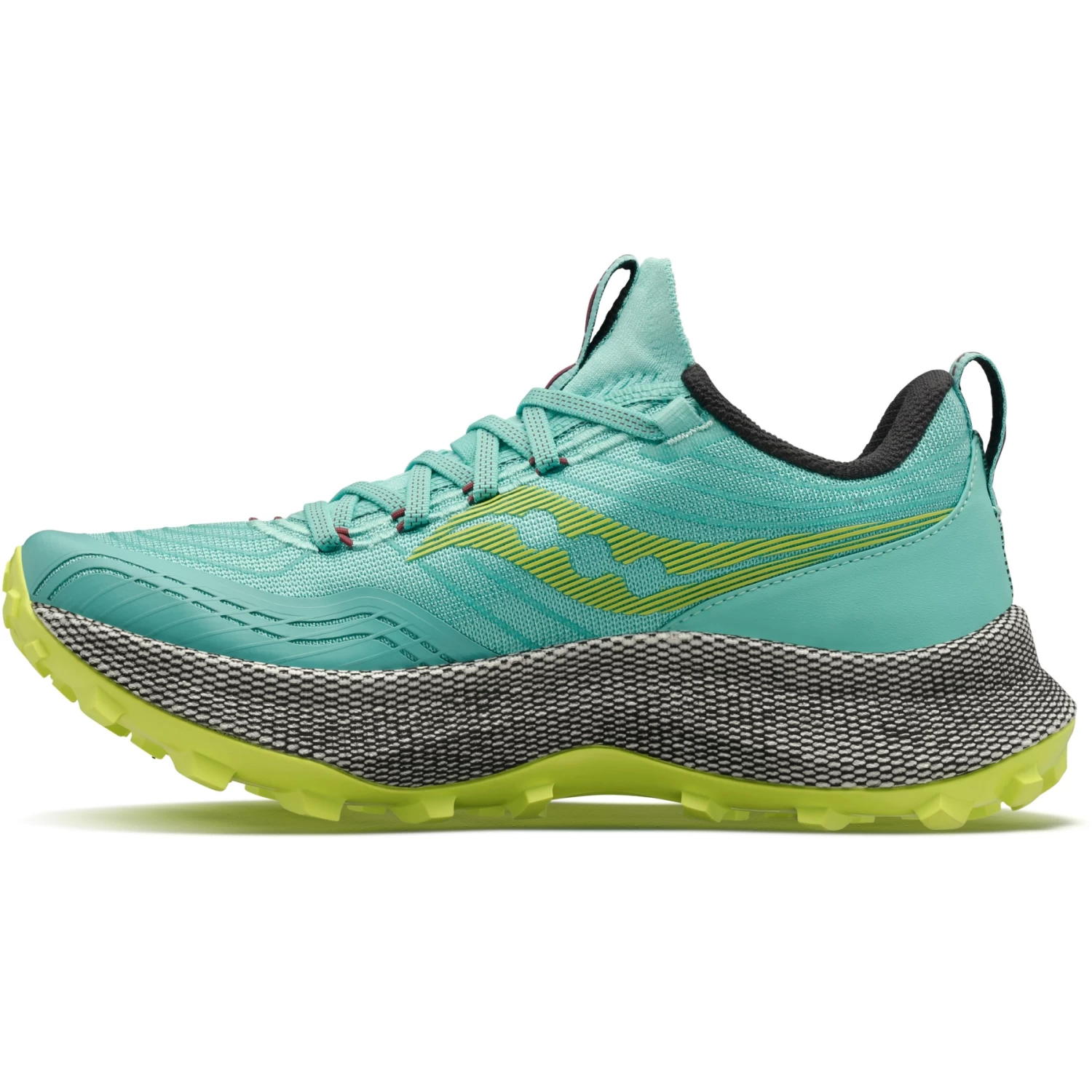 Saucony Endorphin Trail Women's Trail Running Shoes - Cool Mint/acid - Image 2