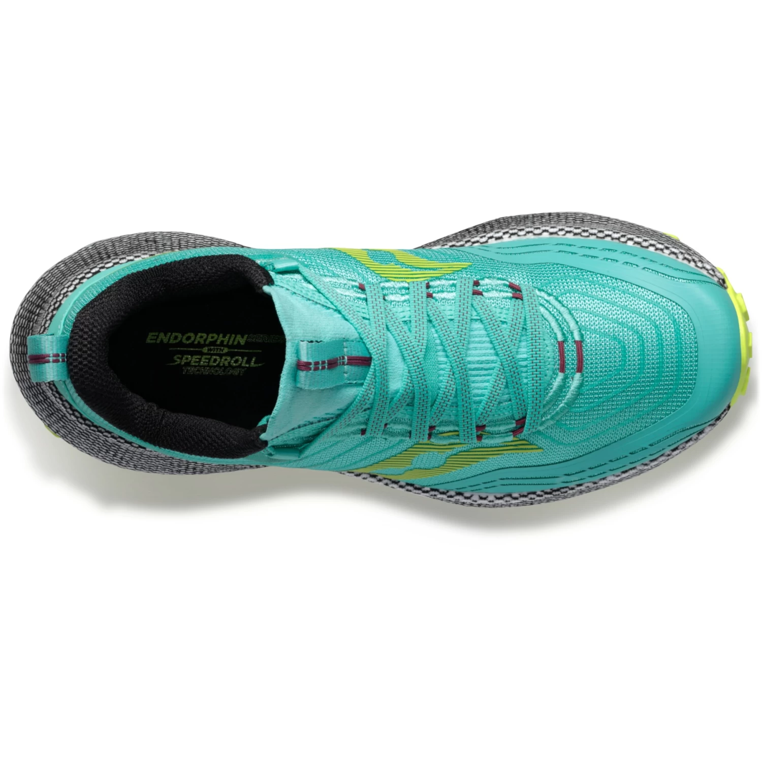 Saucony Endorphin Trail Women's Trail Running Shoes - Cool Mint/acid - Image 3