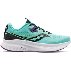 Saucony Guide 15 Women's Running Shoes - Cool Mint/acid