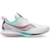 Saucony Kinvara 13 Women's Running Shoes - White/black/vizi