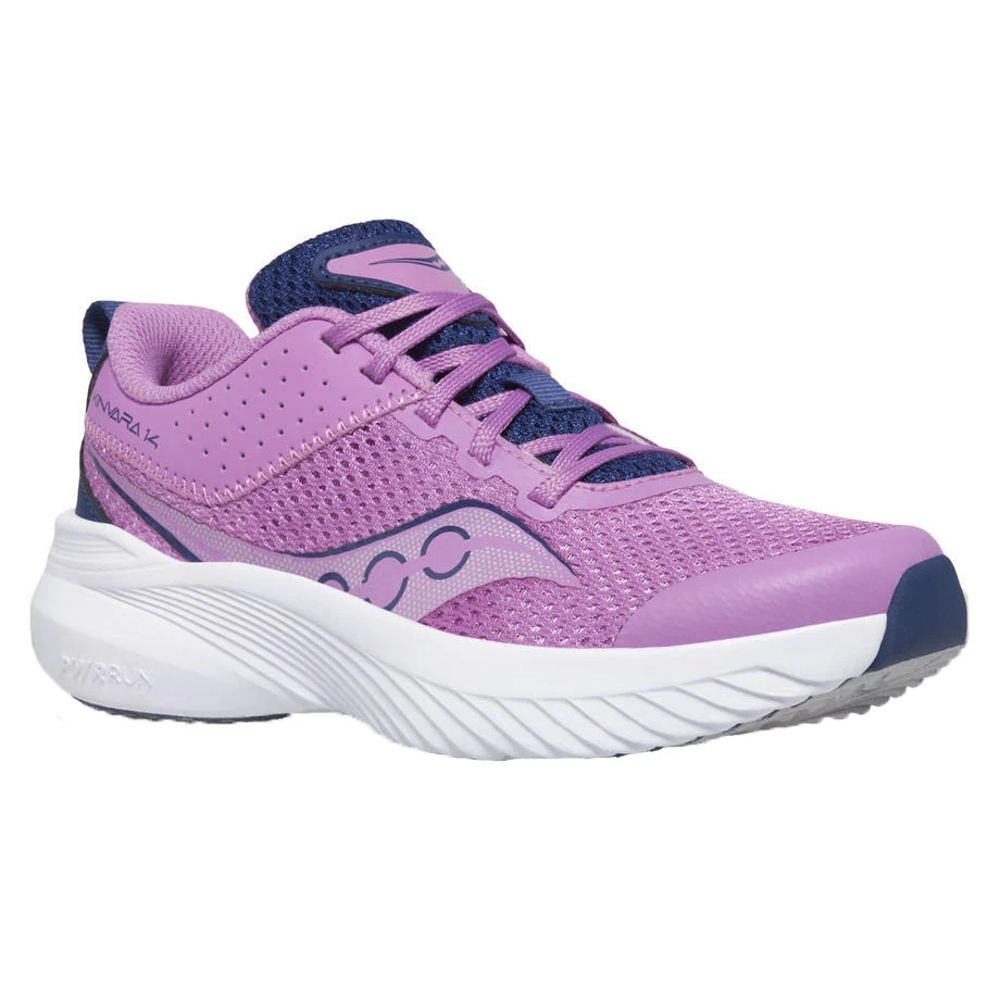 Saucony Kinvara 14 Ltt Shoes Girls - Grape/indigo - Image 3
