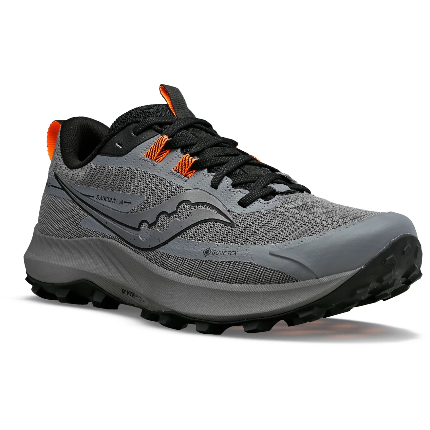 Saucony Peregrine 13 GTX Running Shoes - Gravel/black - Image 5