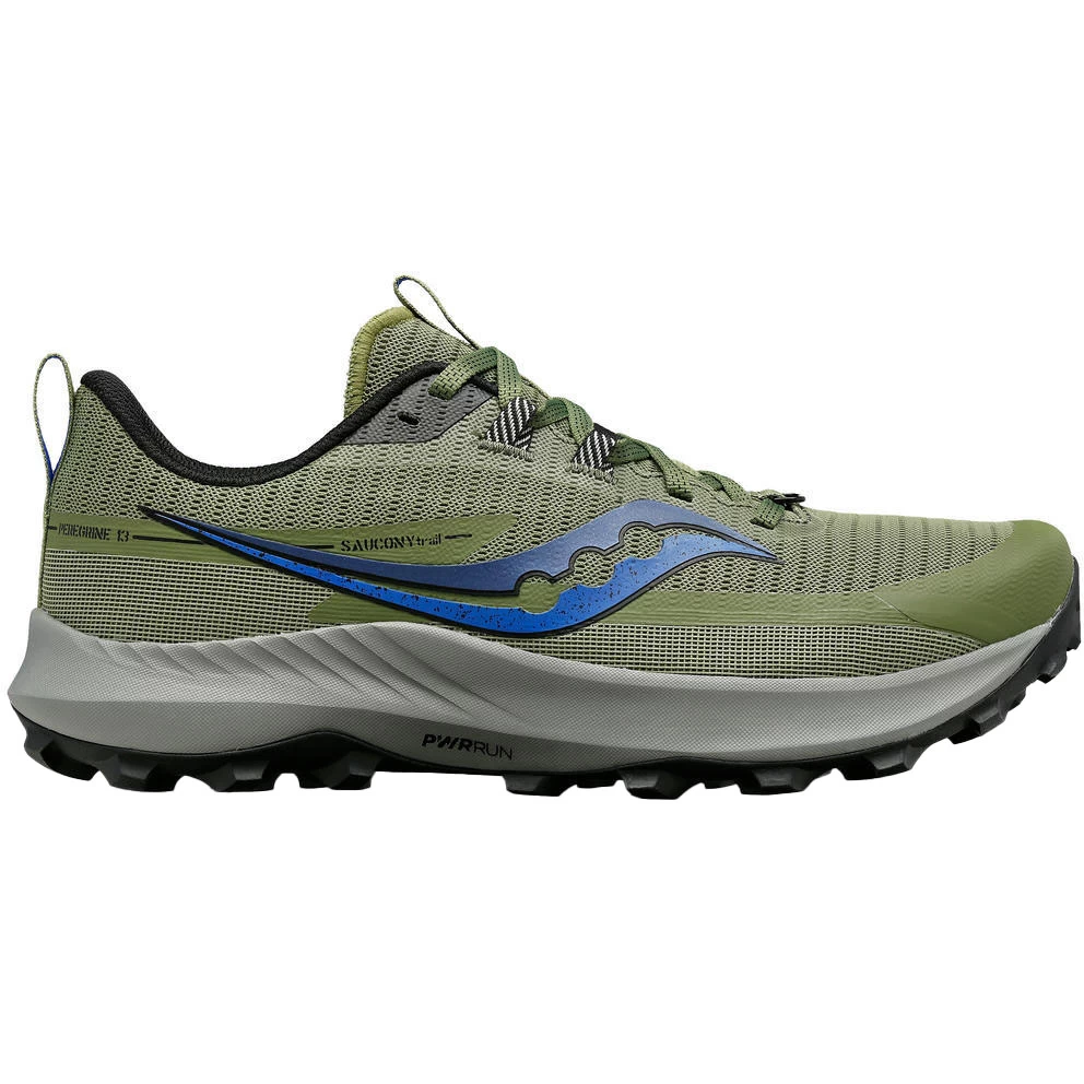 Saucony Peregrine 13 Running Shoes - Glade/blk