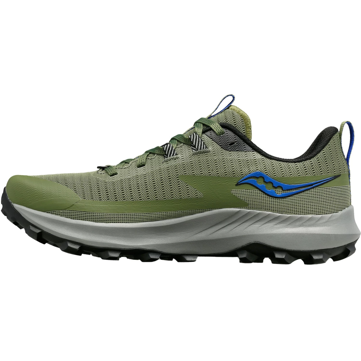 Saucony Peregrine 13 Running Shoes - Glade/blk - Image 3