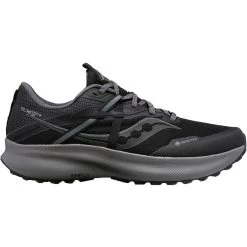 Saucony Ride 15 TR GTX Trail Shoes - Black/charcoal