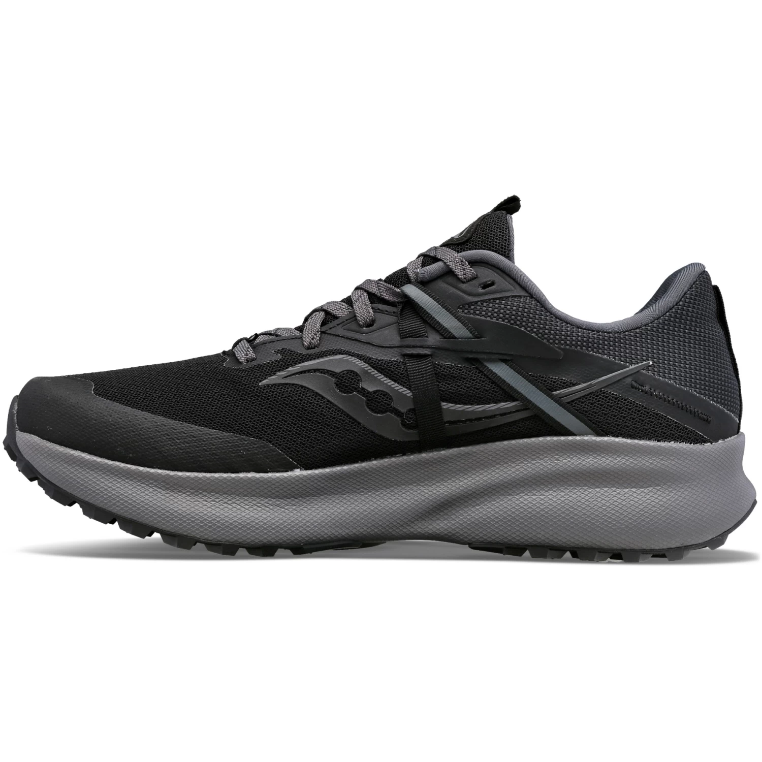 Saucony Ride 15 TR GTX Trail Shoes - Black/charcoal - Image 2